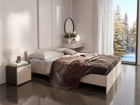 Кровать двухспальная 1,6м Гиза в Чернореченском - chernorechenskij.mebel-nsk.ru | фото