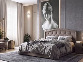 Кровать двуспальная 1,8м Верона-2 в Чернореченском - chernorechenskij.mebel-nsk.ru | фото