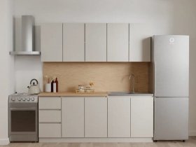 Кухонный гарнитур Мори 2,0 м (сатин) в Чернореченском - chernorechenskij.mebel-nsk.ru | фото