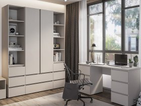 Модульная детская Люмо (кашемир) в Чернореченском - chernorechenskij.mebel-nsk.ru | фото
