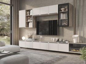Модульная стенка Урбан в Чернореченском - chernorechenskij.mebel-nsk.ru | фото