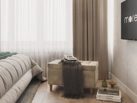 Пуф Чарли-2 (капучино) в Чернореченском - chernorechenskij.mebel-nsk.ru | фото