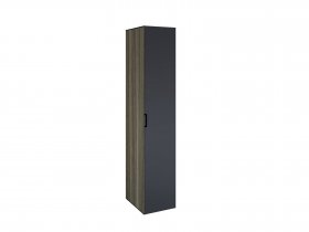 Шкаф однодверный Шк172.0.001 Борнео (джара темная/хангва) в Чернореченском - chernorechenskij.mebel-nsk.ru | фото