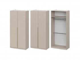 Шкаф ШК-100 Эккервуд (меланж) в Чернореченском - chernorechenskij.mebel-nsk.ru | фото