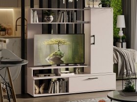Стенка «Сиена» (кашемир) в Чернореченском - chernorechenskij.mebel-nsk.ru | фото